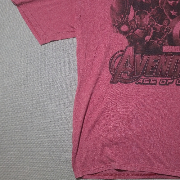MARVEL "Avengers Age of Ultron"  Red Graphic T-Shirt Mens Size XXL - Picture 5 of 14